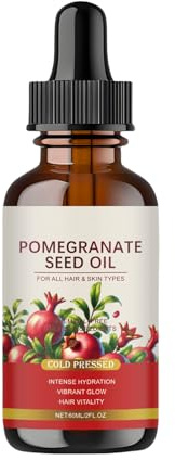 Aceite Facial Reafirmante,Aceite De Semilla De Granada,Esencia Hidratante Orgánica,Suero De La Cara De Belleza Para La Hidratación Y La Comodidad Duradera, Textura Ligera De Absorción Rápida No Graso