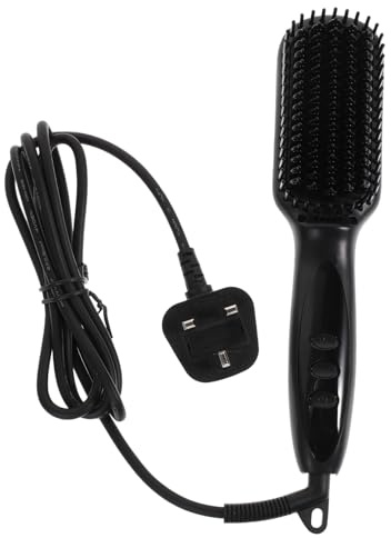 Ipetboom Fer à Lisser Multifonction Peigne Lisseur Électrique Pour Barbe, 1 Unité, Taille Compacte, Chauffage Rapide à Température Réglable, Pour Hommes Barbus, Usage Domestique Et Voyage