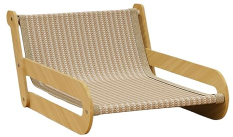 Kixolazr Kattklösare, sisal soffa möbelskydd – klösbräda i sisal soffa kattsäng, för inomhus kattunge husdjur lek sova vardagsrum balkong heminredning matta vägg- och dörrskydd