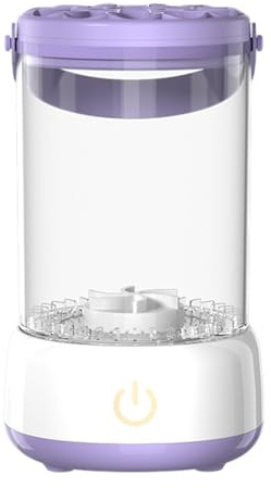 Nettoyeur Électrique de Pinceaux de Nettoyeur d'Accessoires de | Nettoyeur Automatique de Pinceaux de pour Maison, , Studio et Femmes Passionnées de Beauté