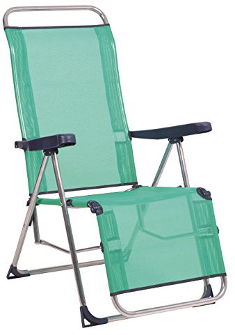 Alco - Tumbona Posiciones Relax Aluminio Fibreline Azul Color 30 1-480AZ