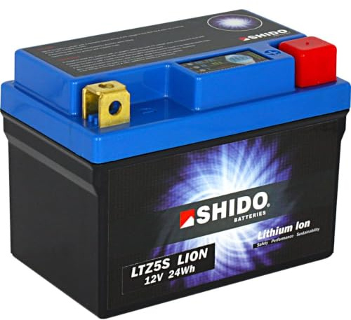 SHIDO LTZ5S LION -S- Batterie Lithium, Ion Blau (Preis inkl. EUR 7,50 Pfand)