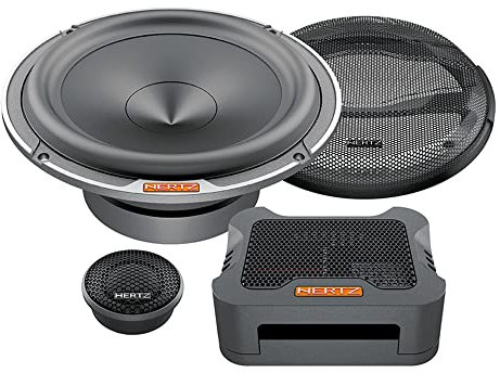 Hertz MPK 165P.3 – Sistema audio auto 2 vie da 165 mm con tweeter da 29 mm, impedenza 3 Ohm, crossover passivo e griglie incluse
