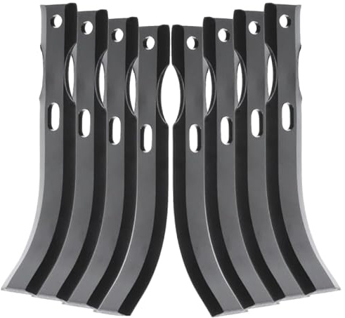 Matijardin - 4 paires outils de fraises type bineur universels réversibles L.190 mm