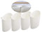 4Pcs Hanging Cup Holder,Rolling Cart Accessories,Plant Containers,Hanging Flower Pots,Space Saver,Storage Bucket,Pencil Holder,Make Up Pencil Holder Office,Kitchen Wall Organizer Decor (White)