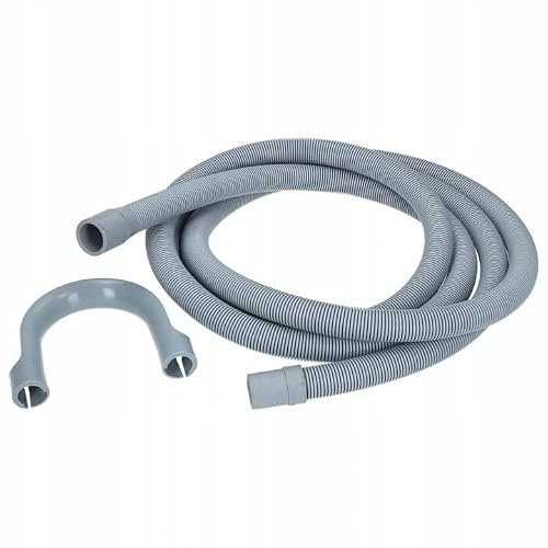 Ablaufschlauch Waschmaschinenschlauch Verlängerung für Spülmaschine Wasserschlauch Waschmaschine Geschirrspüler inkl. Bügel (2m)