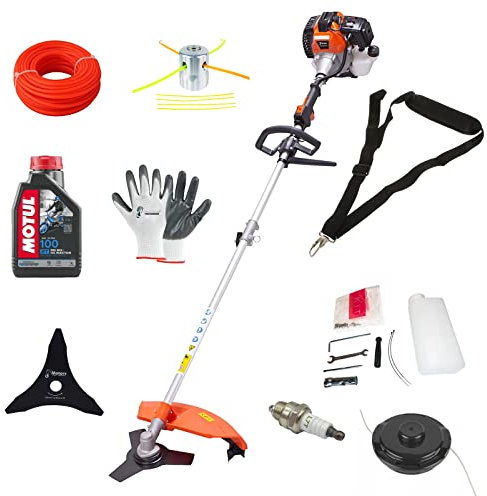 Decespugliatore rasaerba tagliaerba tosaerba 52 cc motore a scoppio potente FL CON OMAGGI E ACCESSORI