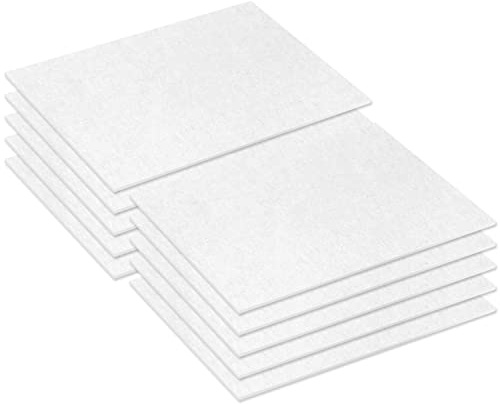 McFilter I 10 Universal Mikrofilter I ca. 26x15cm I Luftfilter I Motorfilter I Abluftfilter I Filtermatte I Microfilter I Staubsaugerfilter Filter zuschneidbar I weiß