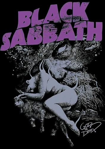 Black Sabbath 4 Retro Vintage Rock Concert Gig Poster Wall Art A4