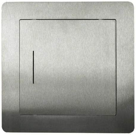 Haco Edelstahl Revisionsklappe - INOX-Edelstahl gebürstet, 400x400 mm