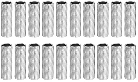 YOKIVE 20pcs Lámpara Tubo Boquilla, 3cm Longitud M10 Rosca 1mm Paso