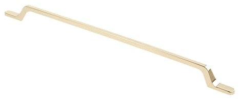 GTV - Möbelgriff FLAVIO - Griff Griffe Möbelgriffe - Bohrlochabstand 320 mm - Zamak - Messing