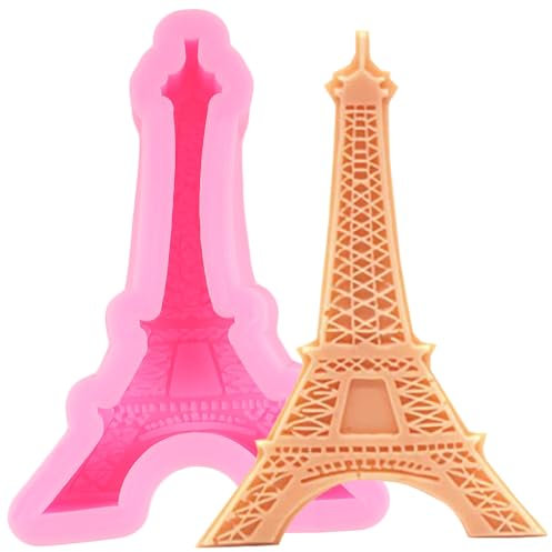 QDMOLDS Paris Eiffelturm Silikonform Eiffelturm Süßigkeiten Fondant Formen