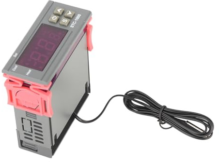 Digitaler Temperaturregler Kühl- und Heizthermostat mit Sensor -1000 Professionelles Zubehör (12V)
