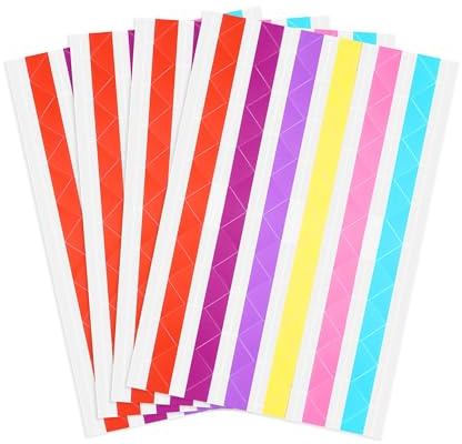 YiliYa 2448 Pezzi Adesivi Adesivi per Angoli Fotografici,Angoli Foto Autoadesivi Colorati per Pittura Decorativa Fai da Te Parete Fotografica Album Fotografico(6 Colori)