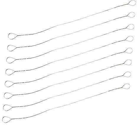 CIYODO 8pièces Fil De Rechange Pour Coupe-fromage Métal Outil De Cuisine Pour Trancher Le Fromage Le Beurre Jambon