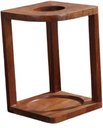 Sharplace Kaffeefilter-Tassenständer, Kaffeetropfständer aus Holz, praktischer Kaffeetabletthalter, Kaffeestation für Restaurant, Teeparty, Wohnheim, Style A