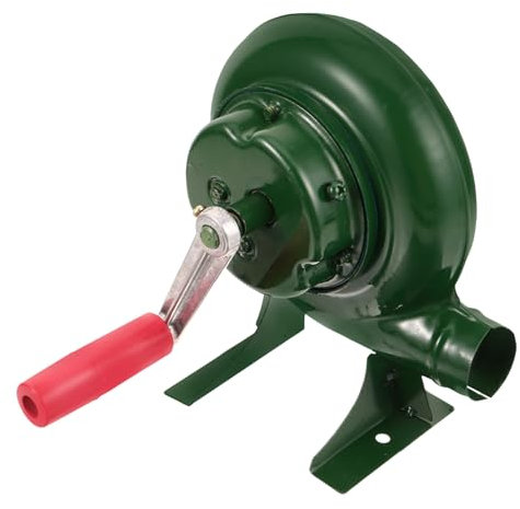 SEWOART 150w Multifunktionales Gebläse Manuelles Handgebläse Grillventilator Aus Robustem Eisen Tragbares Kamingebläse Für Camping Und Outdoor