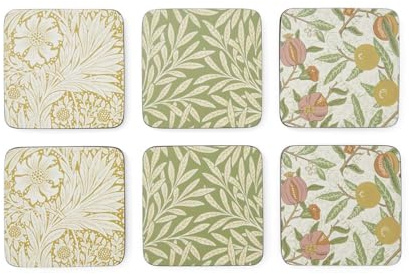 Spode enkelt blandade underlägg – set med 6