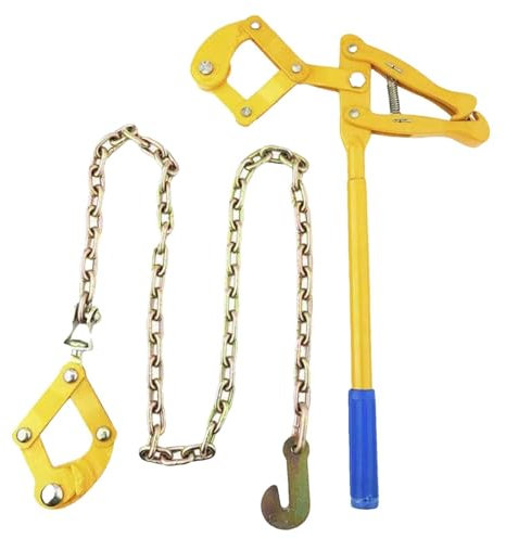 SVCEQZE Chain Fence Strainer | Wire Tensioner Tool Chain Link Fence Puller | Heavy Duty Fence Wire Tightener Barbed Wire Tightener for Cattle Barn, Fencing Plain
