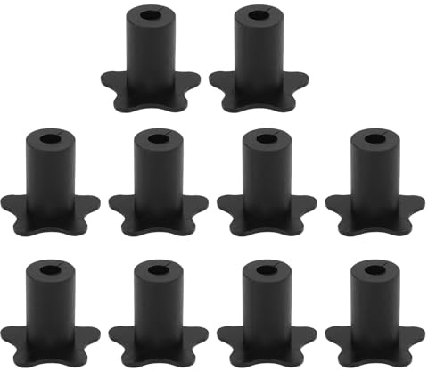 Passacavo da Parete in Silicone per Cavo Satellitare e Antenna 5/8 Pollici 16mm Protegge e Abbellisce Ideale per Uso Interno ed Esterno Nero