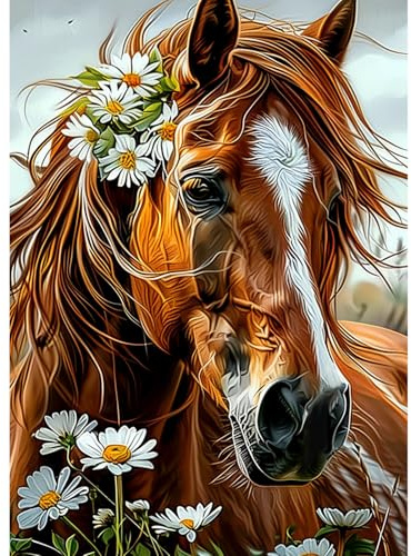 CEOVR Diamond Painting Bilder Kits,5D DIYDiamant Malerei Kits,30x40 cm Diamond Painting Erwachsene (orange grün weiß)
