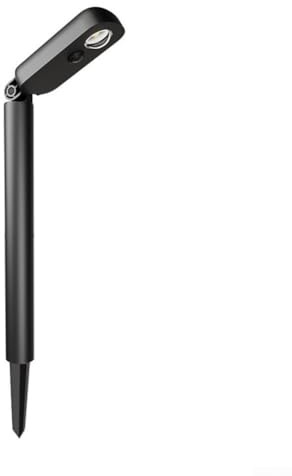 Solar outdoor lawn light spotlight for garden and courtyard, featuring construction and automatic dusk to dawn activation to enhance pathway visibility