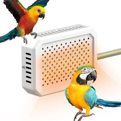 Niesel Heizung für Vögel - Thermostat Heizung für Hühner - Pflege Geflügel Nisthaus Spiel Vogelkäfig
