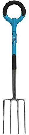 Radius Garden 20301 PRO Ergonomic Stainless Steel Digging Fork, Blue