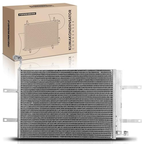 Frankberg Refrigerador de aire acondicionado Condensador de aire acondicionado Compatible con Polo 9A 9N 1.4L Polo 9A 9N 1.2L Fabia II 542 1.2L Fabia II Combi 545 1.4L Fabia II 542 1.4L 6Q0820411K