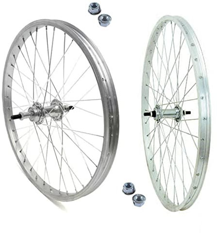 Hinterrad, Felge 24 x 1,75 Zoll, Nabe 6/7 Gänge + Felge vorne 24 x 1,75 für Fahrrad 24 Zoll City Bike