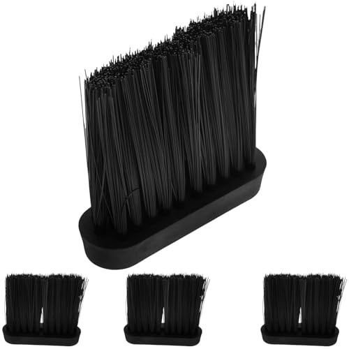 Sosoport 4pièces Lot De Têtes De Brosse Pour Nettoyage De Cheminée Manche Poils Compacts Utilisation Multiple