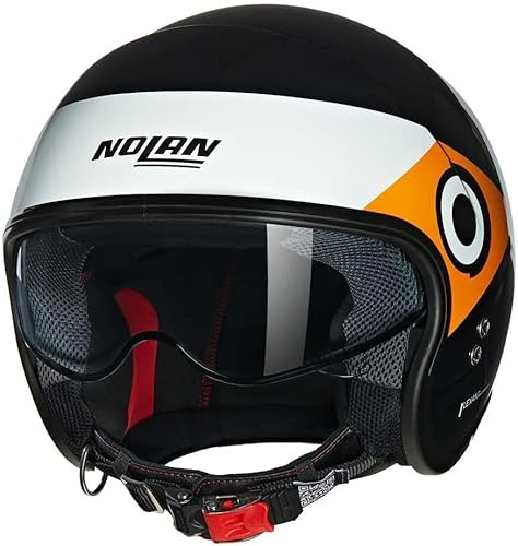 NOLAN HELMET N21 06 ONIRICO 342 XS, Black/White/Orange