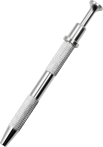 OUFER Longue Pince pour Piercing Acier Chirurgical Aiguille Guide de Perçage Pince pour Billes Outil de Piercing pour Ouvrir et Changer Accessoires de Kit pour Oreille, Nez, Lèvre