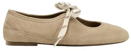 Eleganta enfärgade Mary Jane ballerinaskor med rosetter, lediga damskor för vardag, fritid, bekväm, platt ballerina med band, mångsidig kombination med jeans eller klänning, perfekt för