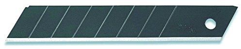 Olfa 9070 18mm UltraSharp Black Heavy-Duty Snap-off Blade, 10 per Package (LBB-10B)