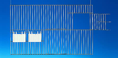 Nobby Vogel Fence, 100 x 40 cm, Silver Gray (Zinc Plated), Außenbereich, Zucht, Zwei Nistkasten- sowie zwei Schiebetüren ausgestattet