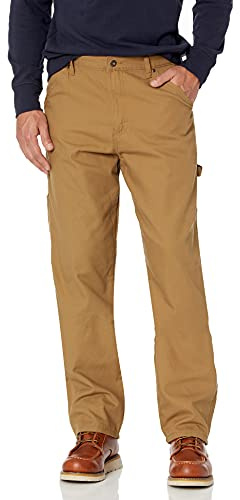 Wrangler Authentics Pantalón de Carpintero con Forro Polar - Cómodo,Clásico Hombre