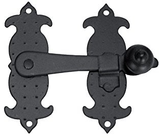 Imex El Zorro B-73969 Tür- / Fensterriegel 110 mm, Grundplatte 35 x 95 mm, Steg 25 mm