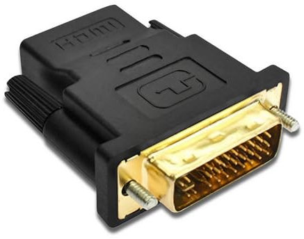 ISTARCOMPUTER Adattatore DVI-I 24+5 pin Maschio a HDMI Femmina Convertitore DVI-I 1080P