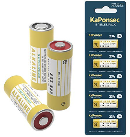 KaPonsec Lot de 5 piles alcalines L1028F 23 A 12 V pour ventilateur et télécommande