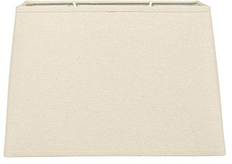 Ostaria Pantalla de lámpara rectangular color crudo