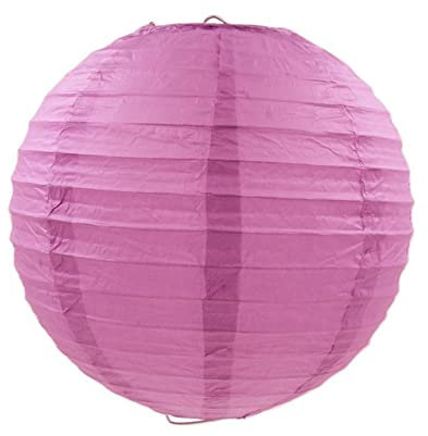 10-50cm Runde China Papierlaterne Hochzeit Geburtstagsfeier Dekoration DIY Geschenk Handwerk Lampion Hängende Laternenkugeln Partybedarf-lila, 14inch 35cm