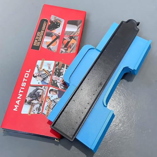 MantisTol Konturenlehre Profil-Werkzeug, verstellbares Schloss, präzises Kopieren von unregelmäßigem Form-Duplikator, ein Muss für Heimwerker und Bauarbeiten