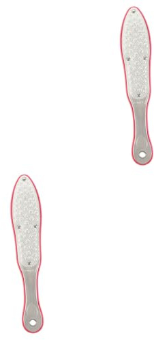 Housoutil 2stücke Fußfeile Doppelseitige Hornhautraspel Für Effektive Fußpflege Entfernt Trockene Und Schwielen Ergonomischer Griff Für Komfortable Anwendung Pediküre-werkzeug