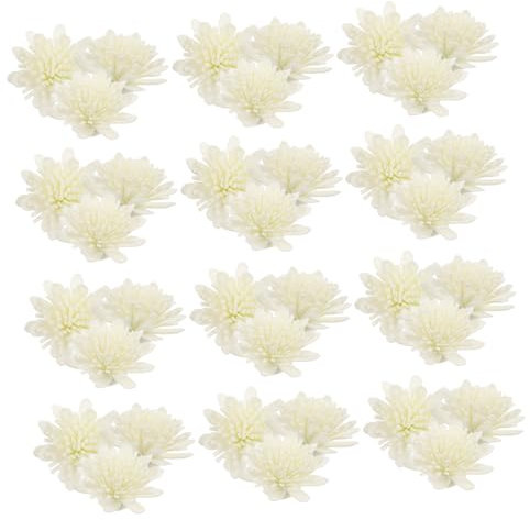 ABOOFAN 100St Blumen der Aromatherapie ätherische öle zubehör Aromazubehör Ätherische Öle der Gardenie Autozubehör für ätherisches Öl Diffusor Kunststoff-Chrysantheme Aromatherapie-Zubehör