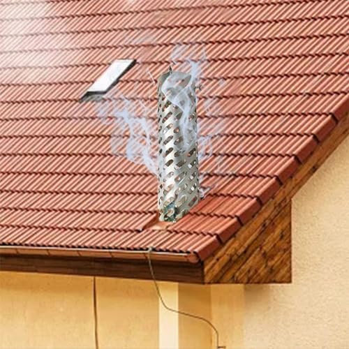 Disipación de calor para tapa de tubo de estufa, filtro de tubo de chimenea de acero inoxidable, tapa superior de tubo de estufa