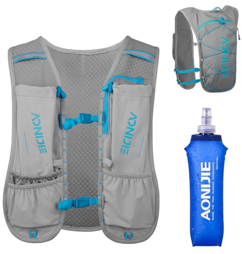 Azarxis 5L Ultraleicht Trinkrucksack Trailrunning Rucksack Trinkweste, Hydration Pack Marathon Running Rucksack für Laufen, Camping, Wandern, Marathoner