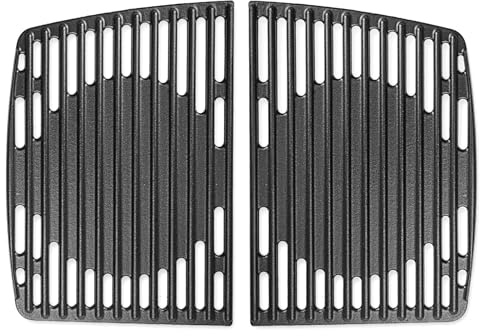 MGiessca 32 x 48cm Gusseisen Grillrost Set 2 Stück für Enders Urban, Urban Pro, Explorer, Explorer Pro Gasgrill, Massives Gussrost Zubehör – Nicht passend für Enders Urban II & Explorer II