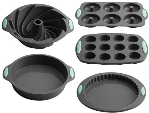 Xbsduih Molde para tartas de silicona herramienta de cocción casera molde para rosquilla plato de pizza